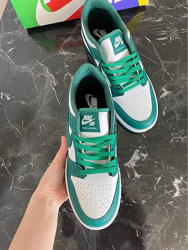 41 Beden yeşil Renk Nike dunk low