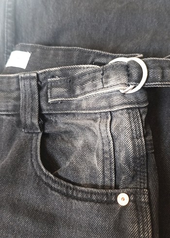 38 Beden siyah Renk Bershka Baggy Pantolon