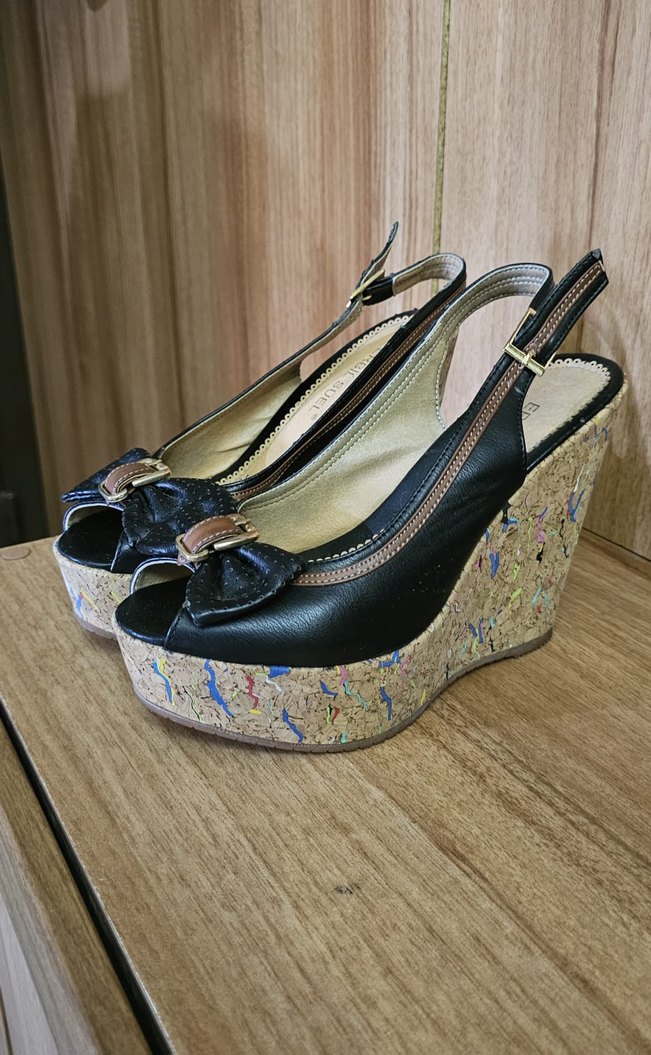 Kadın Çok Renkli Dolgu Topuklu Ayakkabı - Görsel 2