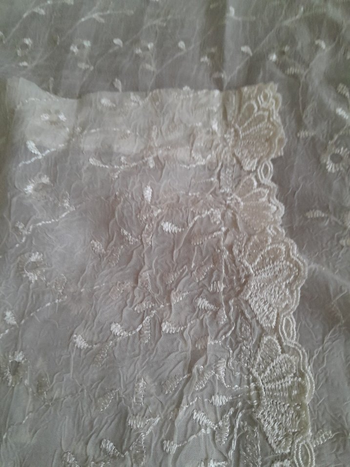 İşlemeli Bohem Tarzı Beyaz Perde - Görsel 3