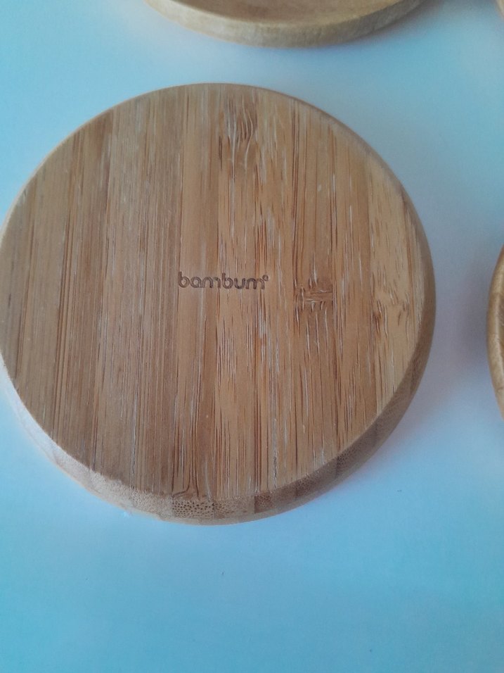 Dört Parça Parlak Bej Ahşap Tabak - Görsel 3