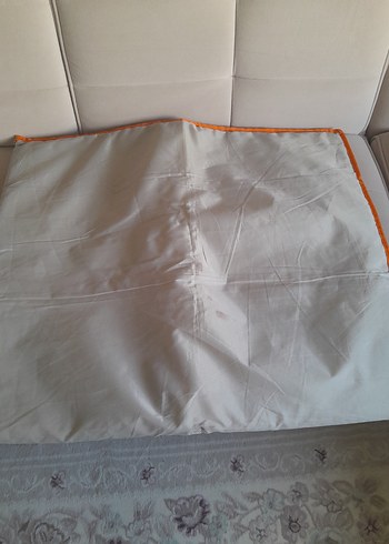 Gri Düz Renkli alez - Görsel 3