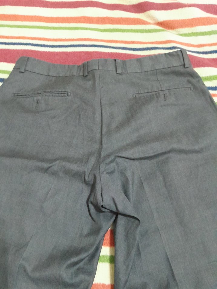 Gri Regular Fit Pilili Erkek Pantolon - Görsel 3