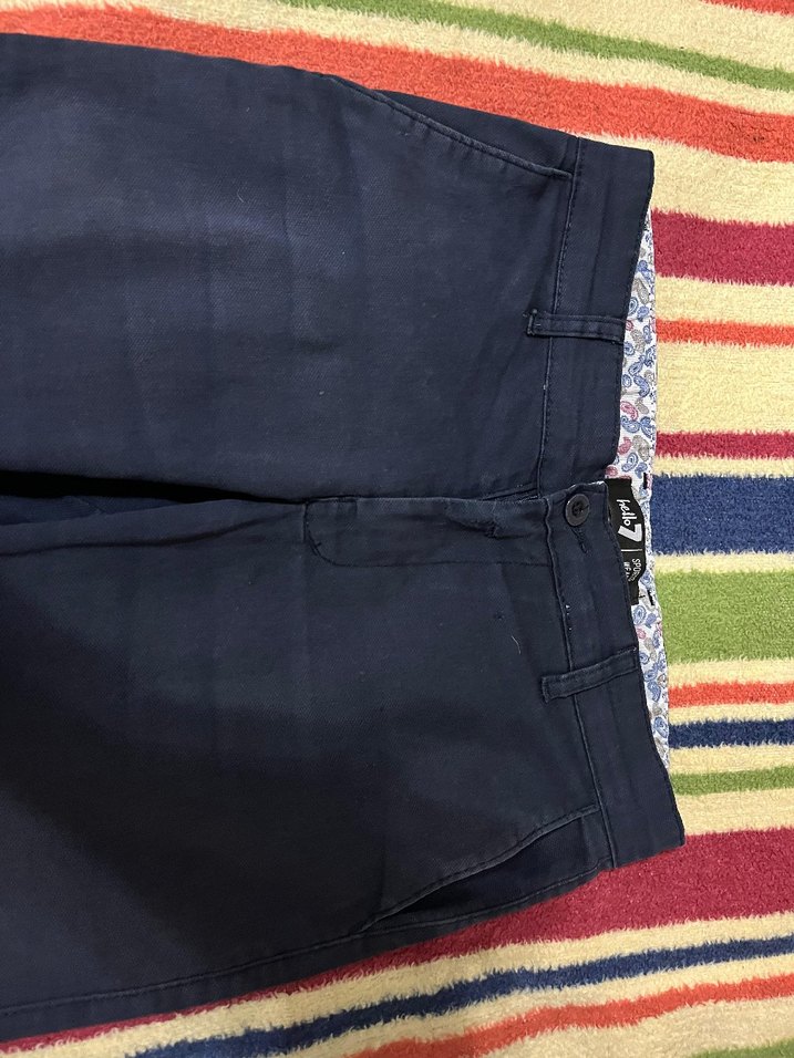 Erkek Regular Fit Katlamalı Çok Renkli Pantolon - Görsel 4