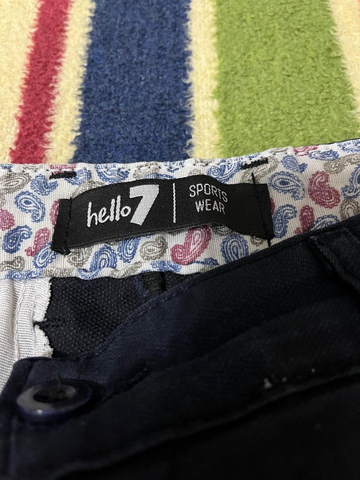 Erkek Regular Fit Katlamalı Çok Renkli Pantolon - Görsel 5