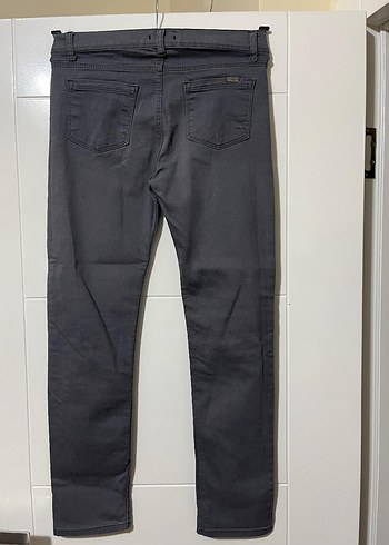 Gri Regular Fit Erkek Kot Pantolon - Görsel 2