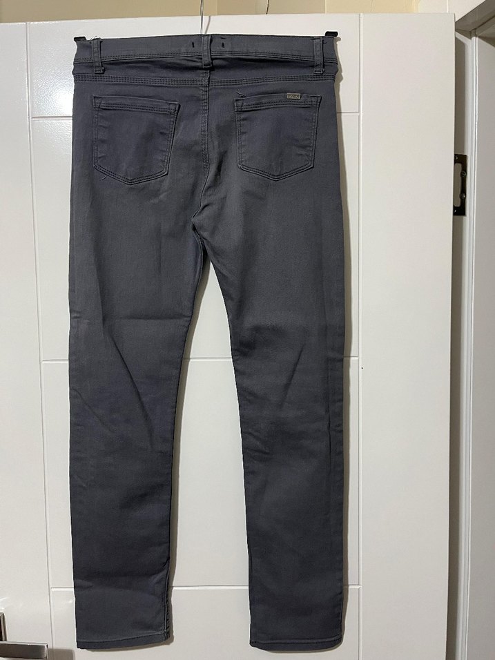 Gri Regular Fit Erkek Kot Pantolon - Görsel 2