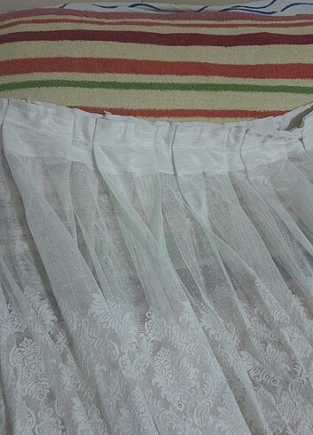 Beden beyaz Renk Vintage perde