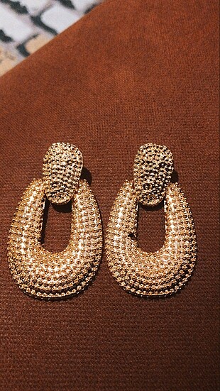 Accessorize Altın sarısı küpe