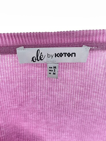 m Beden pembe Renk Koton Bluz %70 İndirimli.