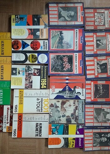 Almanach Hachette 1950-70 Fransızca Yıllık