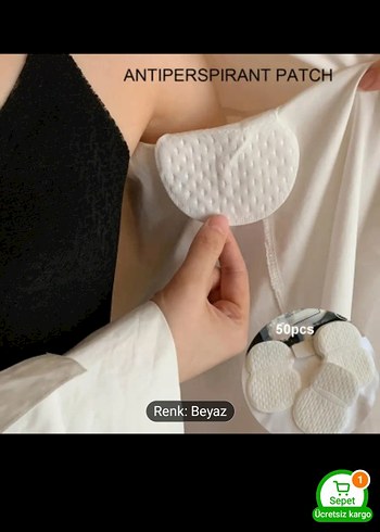 Beyaz Antiperspirant terleme karşıtı pedler - Görsel 6