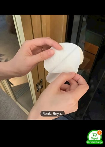 Beyaz Antiperspirant terleme karşıtı pedler - Görsel 7