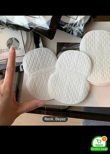 Beyaz Antiperspirant terleme karşıtı pedler - Görsel 2