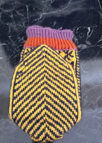 otantik desenli er örme namaz çorabı - Görsel 2