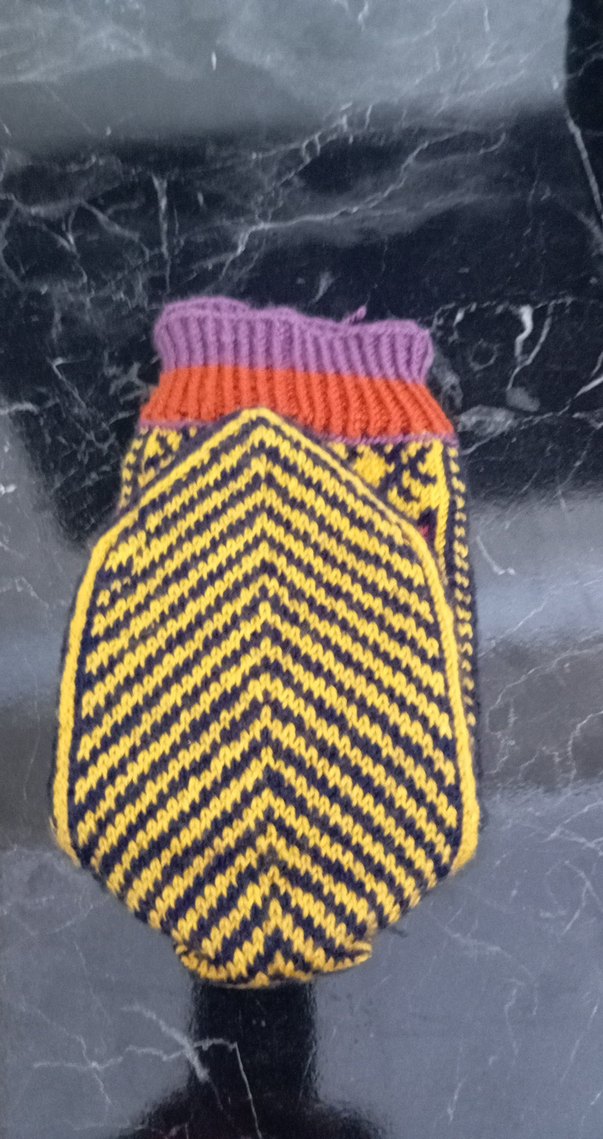 otantik desenli er örme  namaz çorabı - Görsel 2