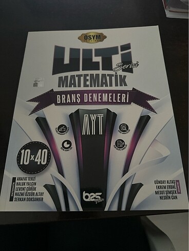 Ayt matematik deneme