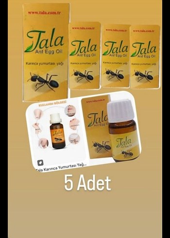 Tala Karınca Yumurtası Yağı 5'li Set