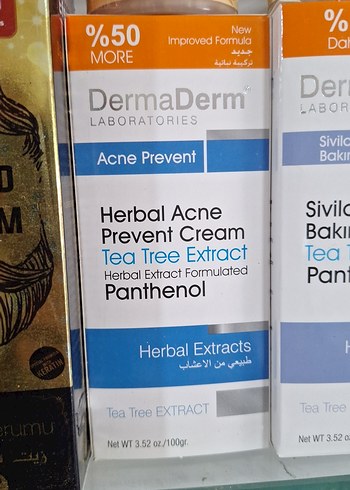 DermaDerm Çay Ağacı Özlü Sivilce Önleyici Krem