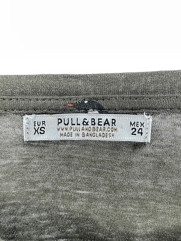 xs Beden haki Renk Pull and Bear T-shirt %70 İndirimli.