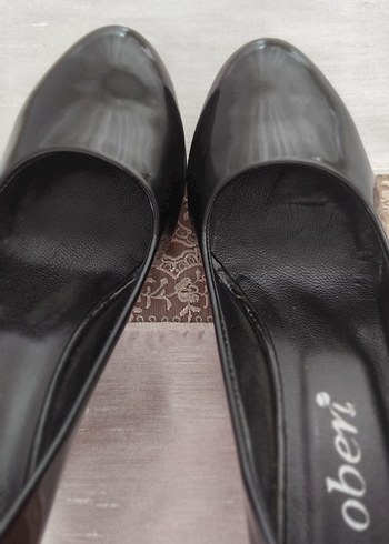 Diger Siyah Rugan Stiletto Kadın Ayakkabı - Görsel 7