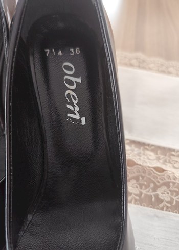 Diger Siyah Rugan Stiletto Kadın Ayakkabı - Görsel 8