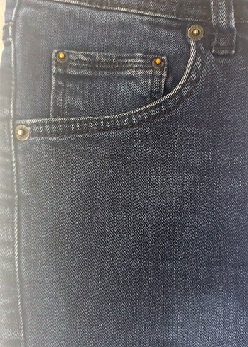 Erkek Lacivert Regular Fit Denim Pantolon - Görsel 7