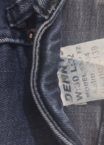 Erkek Lacivert Regular Fit Denim Pantolon - Görsel 5