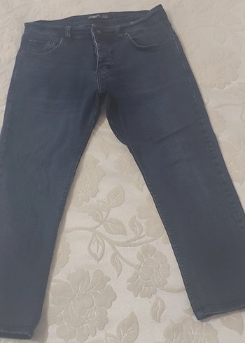 Erkek Lacivert Regular Fit Denim Pantolon - Görsel 2