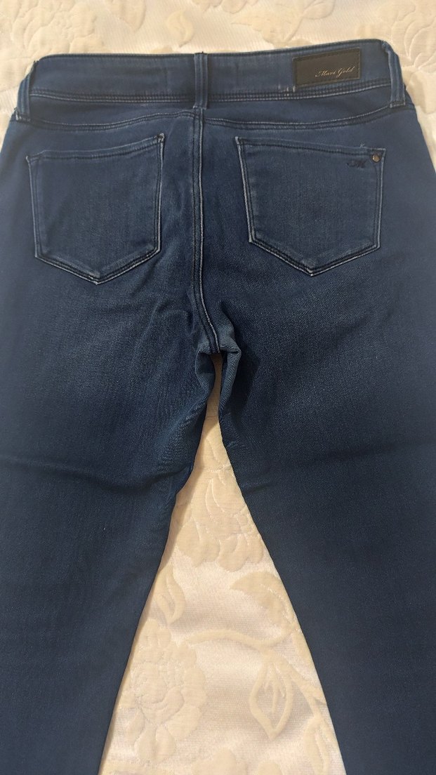 Erkek Lacivert Regular Fit Denim Pantolon - Görsel 4