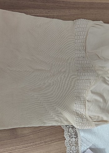 Bej Beden Sıkı Hemşire Korsesi