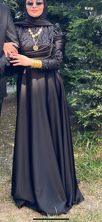 siyah abiye