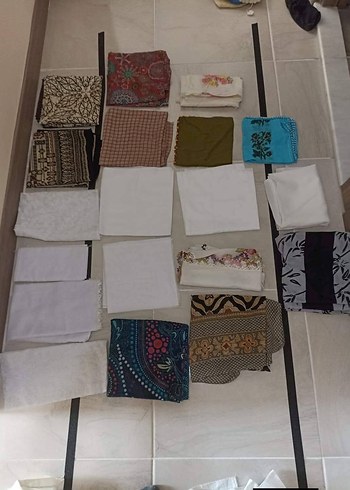 Tamamı sıfır ürün. 
67 tane tülbent - Görsel 9