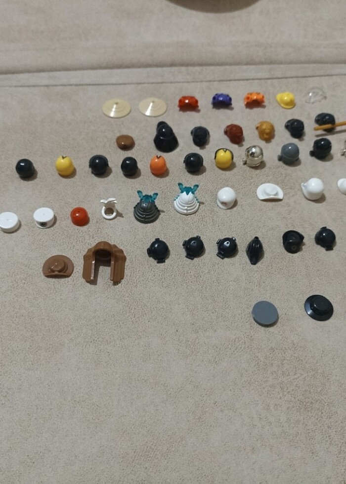 Lego mini figür kask, şapka, aksesuar. - Görsel 4
