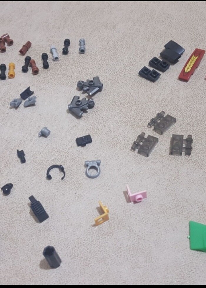 Lego mini figür pelerin, aksesuar, stant. - Görsel 5