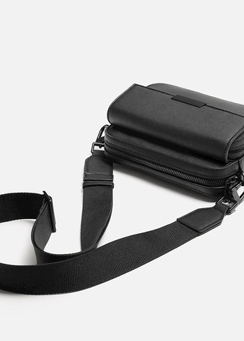 Siyah Deri erkek Çantası - Görsel 2