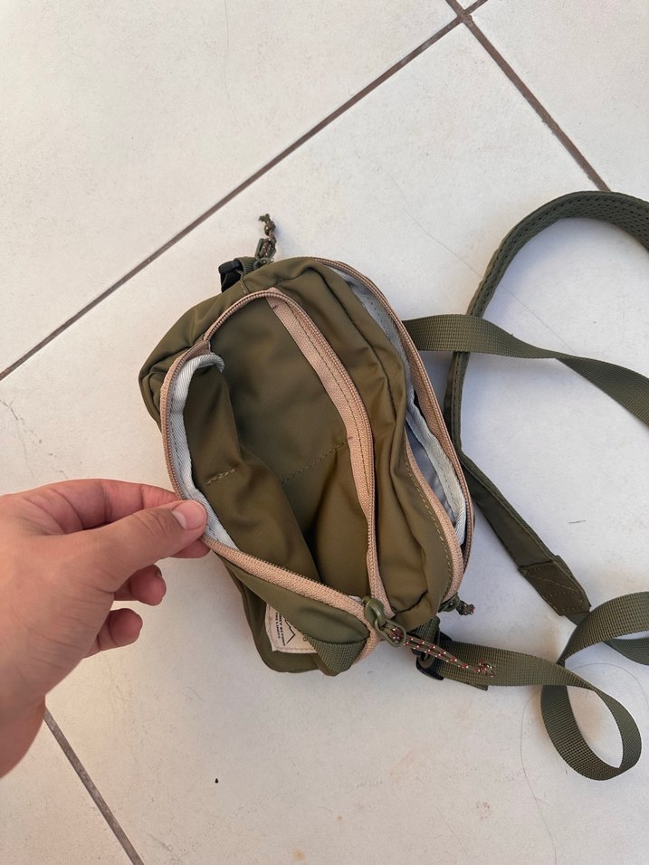 Unisex Haki Kamuflaj Çapraz Çanta - Görsel 5