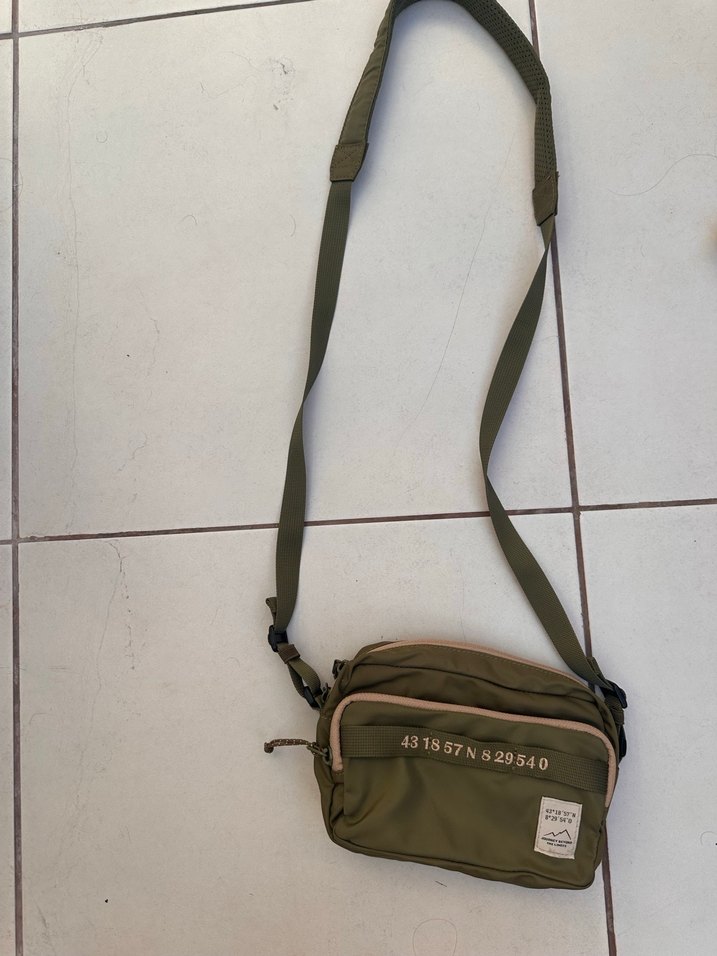 Unisex Haki Kamuflaj Çapraz Çanta - Görsel 2