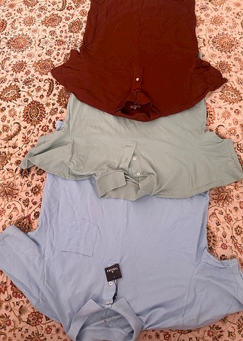 Erkek Kahverengi Polo Tişört Kısa Kollu - Görsel 2