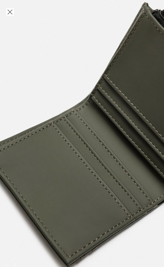 Fermuarlı Erkek Minimalist Kartlık - Görsel 3