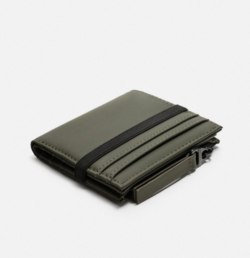 Fermuarlı Erkek Minimalist Kartlık - Görsel 2