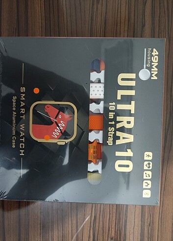 10 KORDONLU ULTRA WATCH 8 ULTRA AKILLI SAAT ( sıfır ) 
