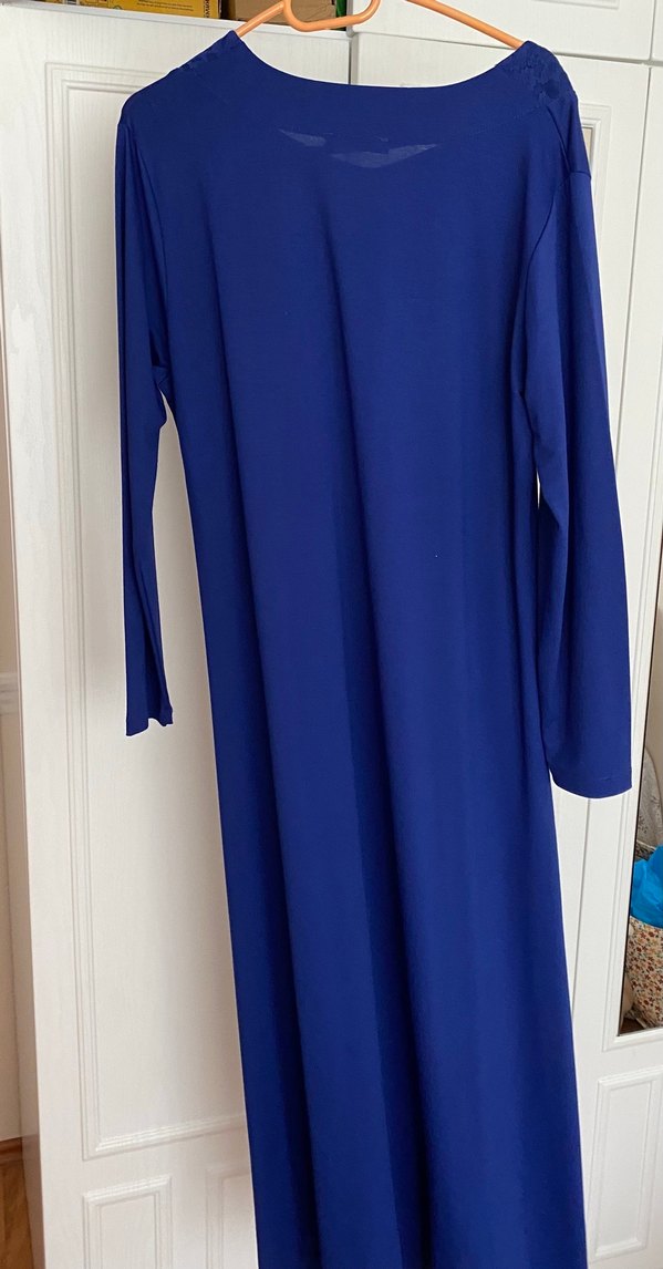 Lacivert Uzun İkili Elbise - Görsel 4