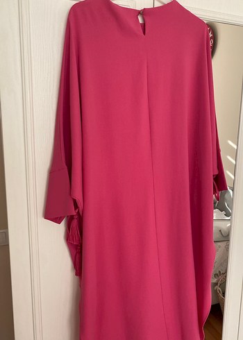 Pembe Uzun Kollu Salaş Kadın Tunik - Görsel 2