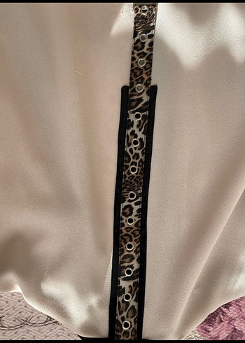 Bej Uzun Kadın Kaban & Askılı İkili Takım - Görsel 6