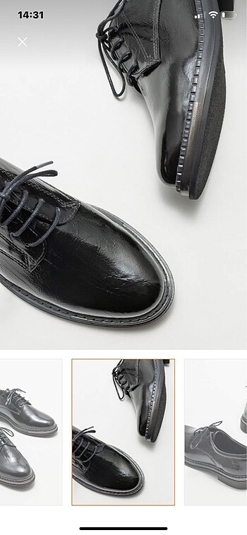 Elle Marka siyah renk oxford Ayakkabı - Görsel 4