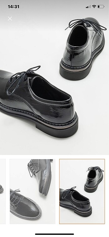 Elle Marka siyah renk oxford Ayakkabı - Görsel 3