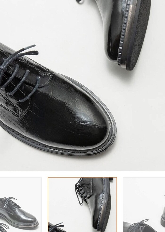 Elle Marka siyah renk oxford Ayakkabı - Görsel 4