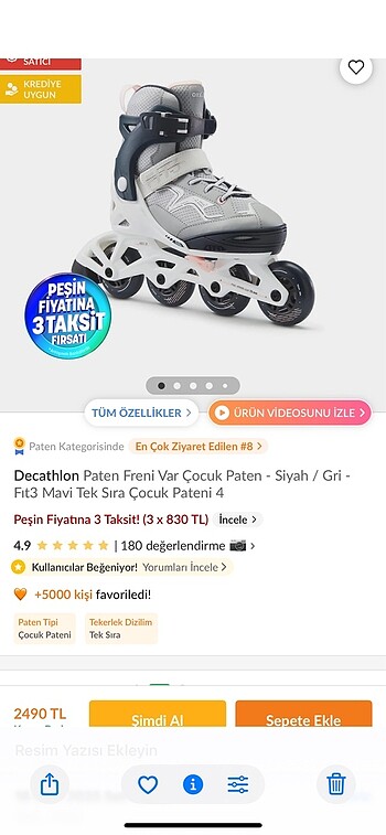 Decathlon Kız çocuğu
