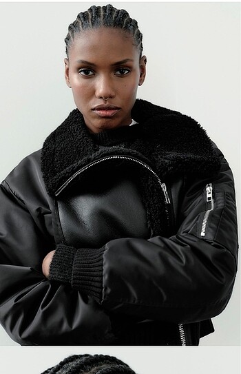 xs Beden siyah Renk Zara çift yüzlü ceket
